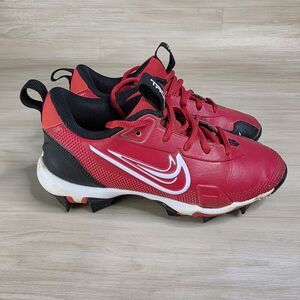 Nike Force Trout 9 Keystone Baseball Red White‎ Black FB9731-600 Kids Size 1Y